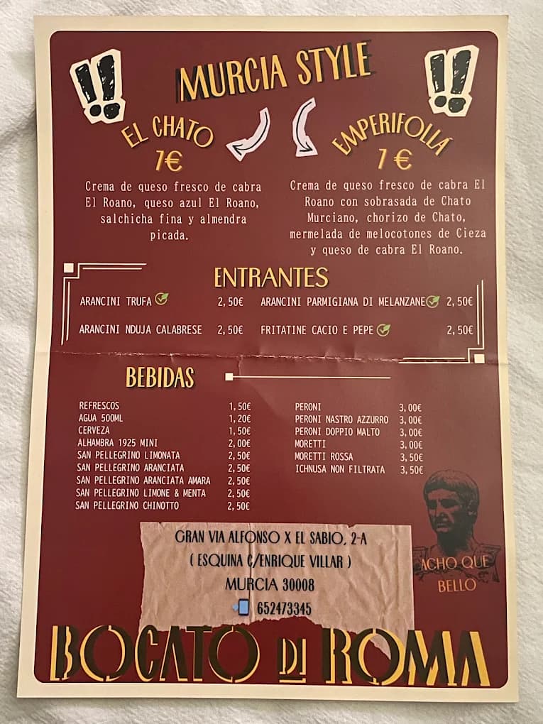 Con Mucho Amor — Bocato di Roma Murcia